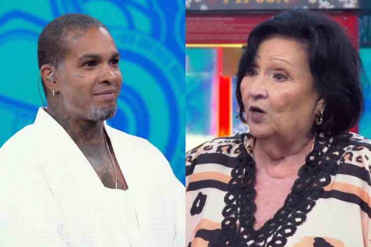 Rodriguinho e Déa Lúcia no Domingão