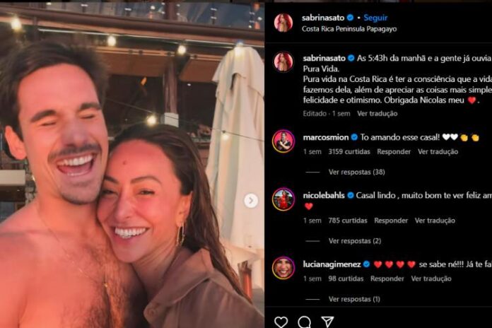 A postagem de Sabrina (Reprodução: Instagram)