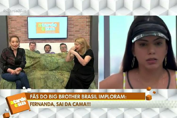 No ‘A Tarde é Sua’, Sonia Abrão e equipe debocham de Fernanda do BBB24
