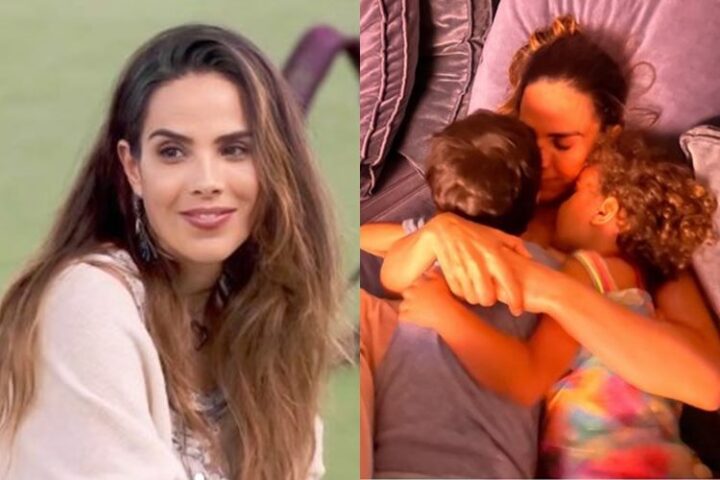 Wanessa Camargo com os sobrinhos