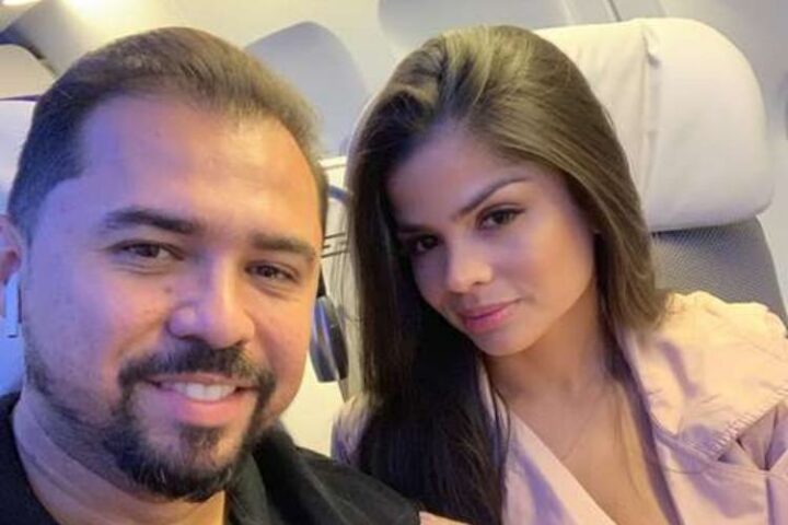 Xand Avião e a esposa, Isabelle, que também estava presente (Reprodução: Instagram)