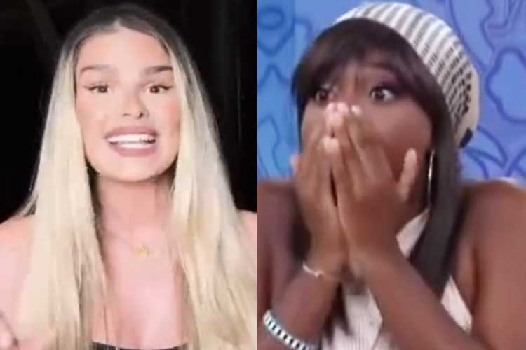 BBB24: Eliminada, Leidy Elin fica em choque com fofoca dita por Yasmin: ‘Que babado!’