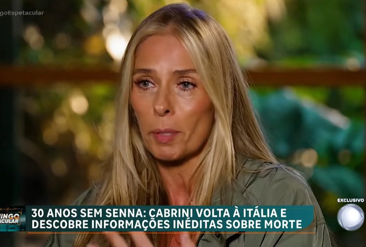 Adriane Galisteu revela briga com Ayrton Senna antes do trágico