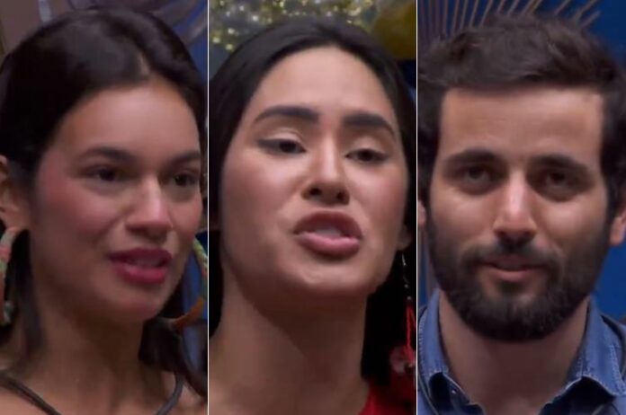 Alane, Isabelle e Matteus Foto Globo