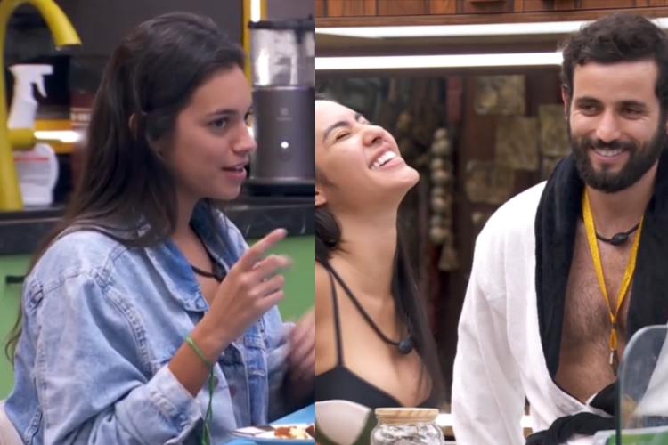 BBB24: Alane pega Isabelle e Matteus no ‘pulo’ falando sobre casamento e aconselha: “Dois sortudos”