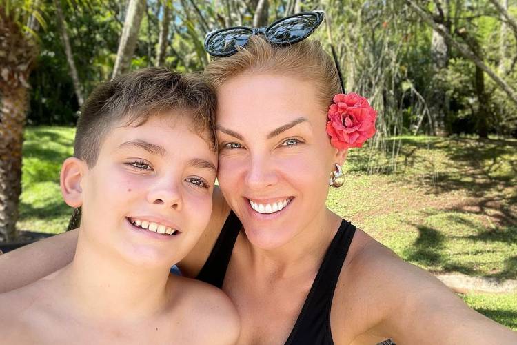 Ana Hickmann se declara para o filho: “Meu maior companheiro”