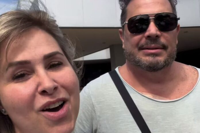 Andréa Sorvetão e Conrado (Reprodução: Instagram)
