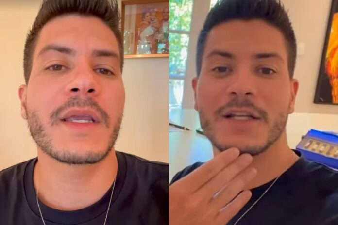 Arthur Aguiar na consulta (Reprodução: Instagram)