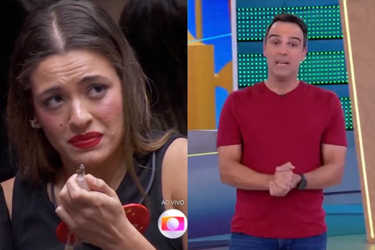 BBB24: Tadeu Schmidt exalta Beatriz em discurso de eliminação: “você é preciosa”