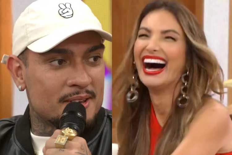 No ‘Encontro’, MC Bin Laden despista ao receber pergunta de Patrícia Poeta: ‘Está bem’