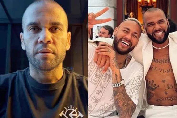 Daniel Alves acerta contas com Neymar após deixar a prisão