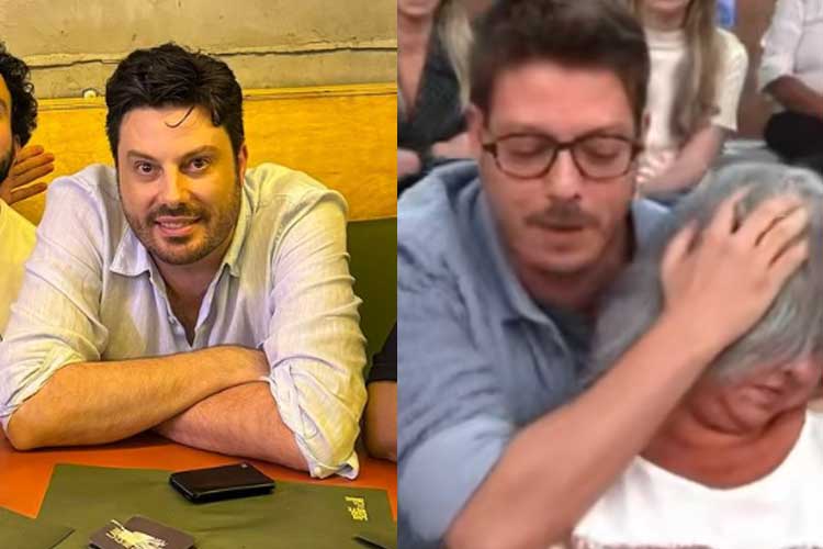Fábio Porchat recebe alfinetada de Danilo Gentili após piada sobre homem morto em banco