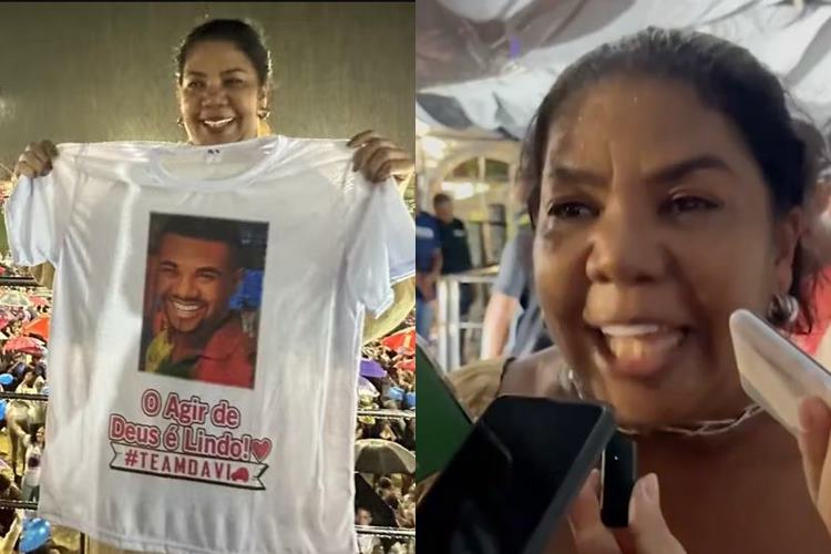 Mãe de Davi vibra com vitória do filho no BBB24 e afirma: “não vou mais dormir no chão”