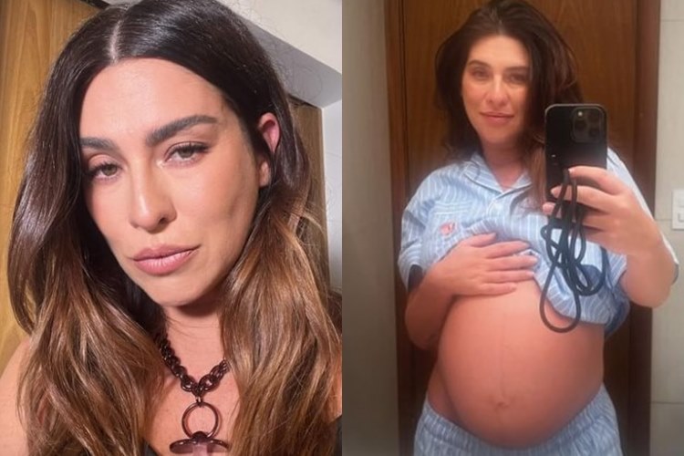 Fernanda Paes Leme reflete sobre reta final da gravidez: “Cabeça dá tilte”