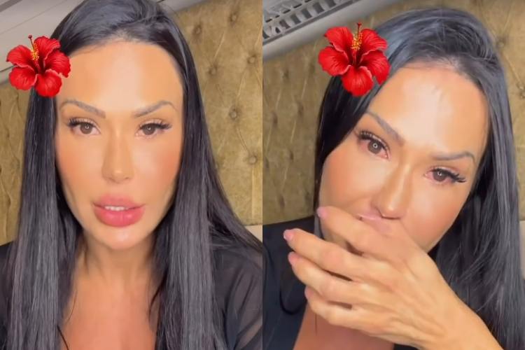 Gracyanne Barbosa respondendo os fãs (Reprodução: Instagram)