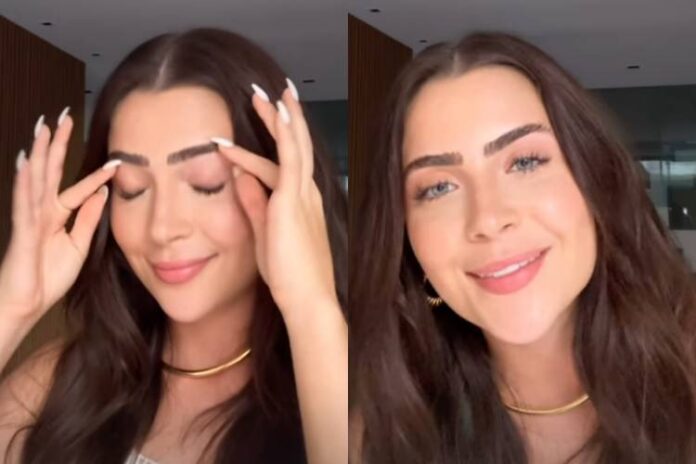 Jade Picon Jade Picon reagindo ao ser questionada (Reprodução: Instagram)