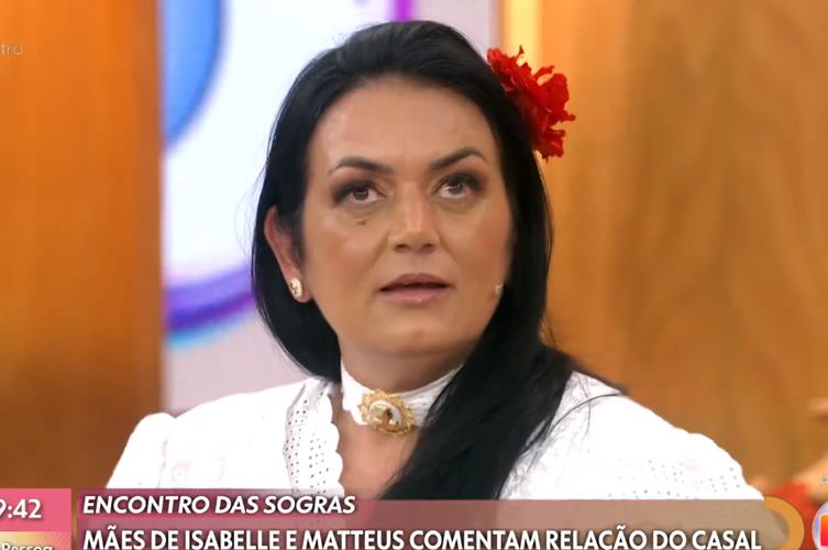 Mãe de Matteus desabafa sobre romance dele com Isabelle: “preferia”