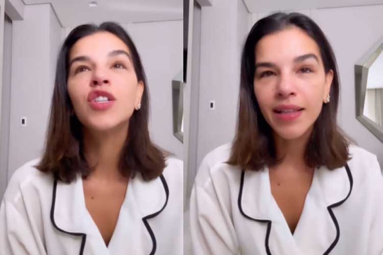 Mariana Rios surge de pijama e se emociona ao comemorar nova conquista: ‘Tudo isso foi sonhado’