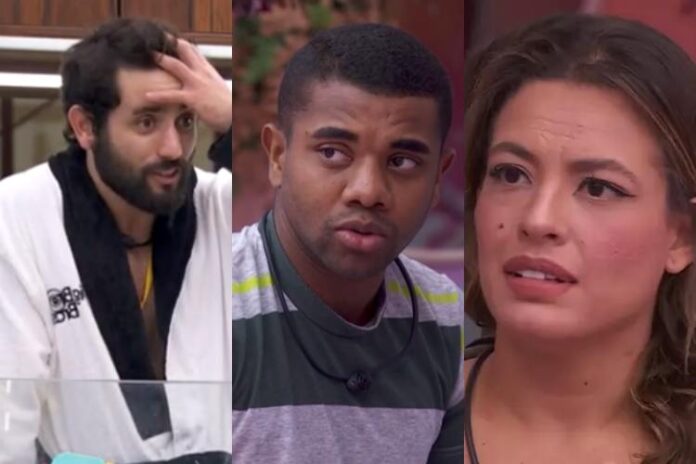 Matteus, Davi e Beatriz (Reprodução: TV Globo)