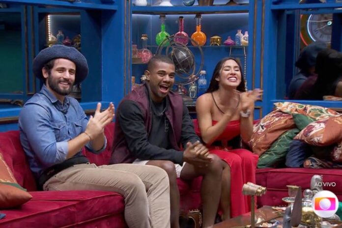 Matteus, Davi e Isabelle na final do BBB24