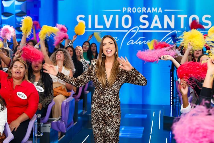 Programa Silvio Santos com Patricia Abravanel registra o melhor desempenho em 6 meses