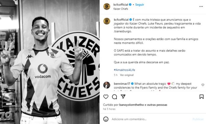 Post oficial do Kaizer Chiefs