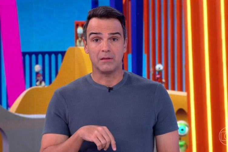 Tadeu Schmidt é criticado após discurso polêmico para brother no BBB24