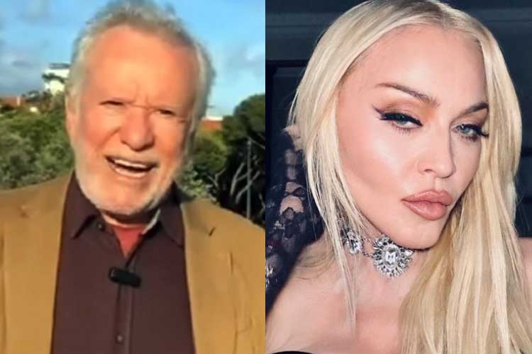 Ex-apresentador da Globo detona show de Madonna em meio ao caos no RS: ‘Corpos boiando nas águas’