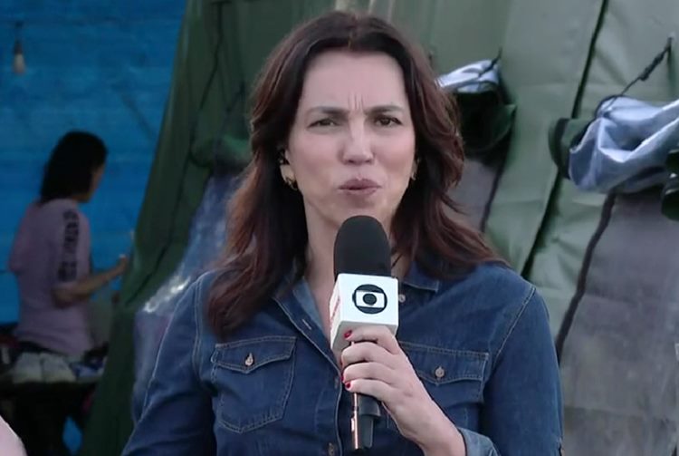 Globo envia Ana Paula Araújo para o Rio Grande do Sul e jornalista mostra calamidade ao vivo no ‘Bom Dia Brasil’