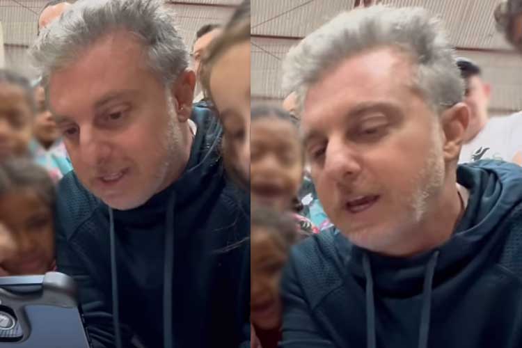 Luciano Huck realiza o desejo de crianças em abrigo no Rio Grande do Sul e emociona: ‘Será que atendeu?’