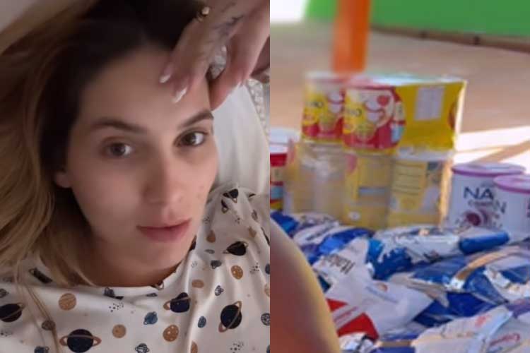 Virginia Fonseca revela o quanto recebeu em doações de leite na festa de Maria Alice: ‘Vai nos ajudar muito’