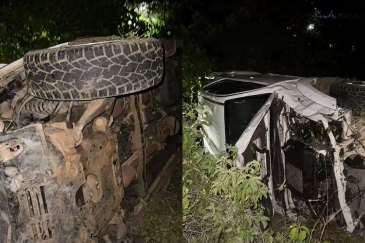 Famoso cantor sofre acidente de carro e fica preso às ferragens: “Só o bagaço”