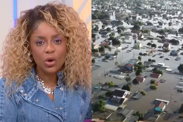 No SBT, Cariúcha saí em defesa de famosos que estão sendo criticados ao ajudar o RS: “Qualquer ajuda é válida”