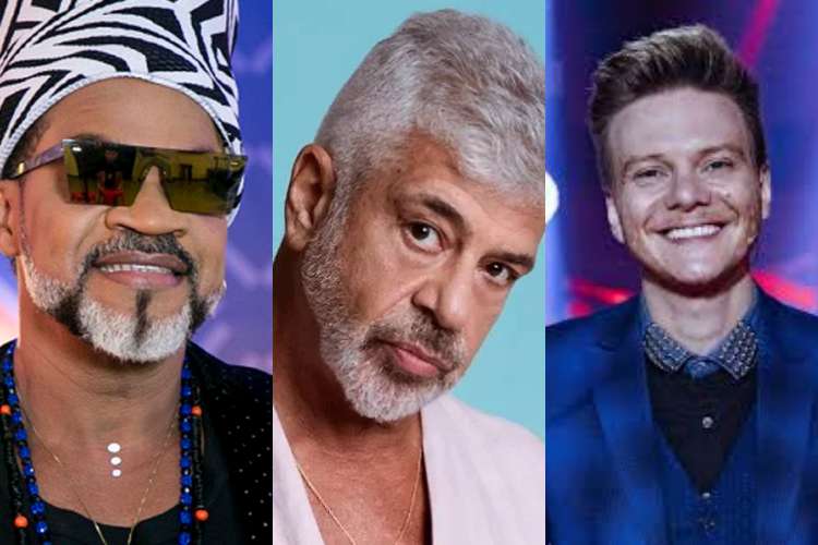 Carlinhos Brown, Lulu Santos e Michel Teló: após fim do The Voice, cantores não renovaram com a Globo
