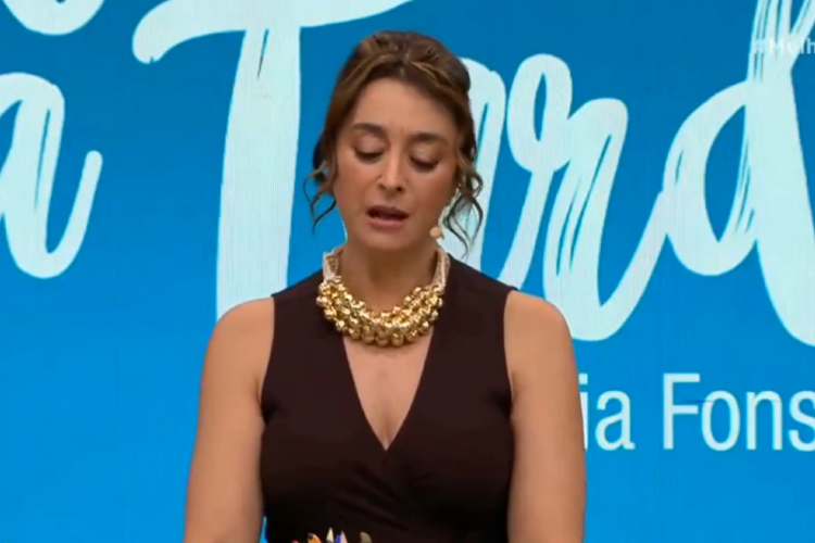 Cátia Fonseca chora ao vivo ao noticiar tragédia no Rio Grande do Sul: “É difícil”