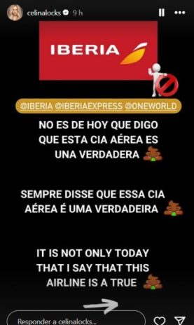 Celina Locks (2) O desabafo de Celina na rede social (Reprodução: Instagram)