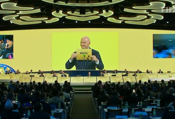Gianni Infantino anuncia Copa Feminina de 2027 no Brasil - Foto: Fifa/YouTube