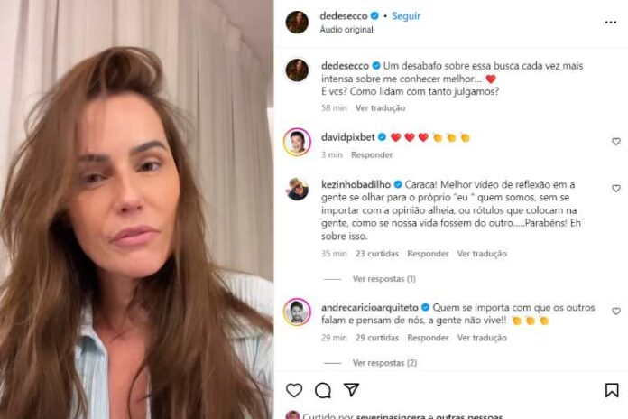 Deborah O desabafo de Deborah sobre julgamentos (Reprodução: Instagram)
