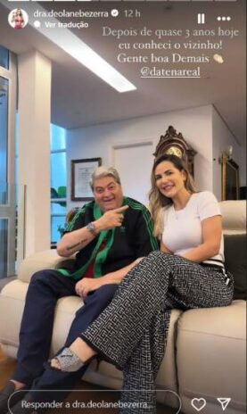 Deolane Bezerra e Datena (Reprodução: Instafgram)