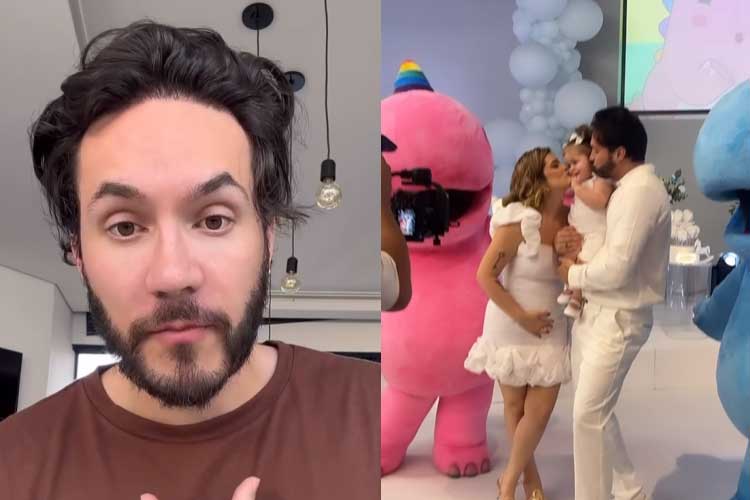 Eliezer faz reflexão após descobrir o sexo do segundo bebê com Viih Tube: ‘Achamos que eram gêmeos’
