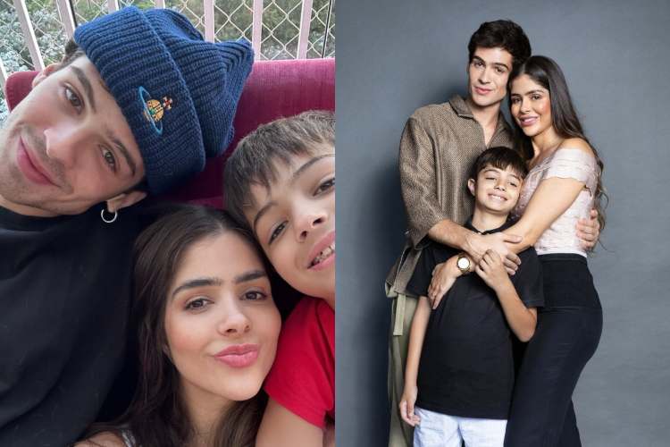 João Guilherme, filho de Leonardo, surge ao lado da mãe e semelhança choca os seguidores: “Parece irmã”