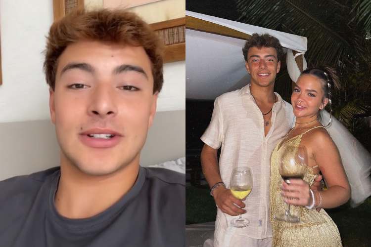 Namorado português de Mel Maia surpreende ao surgir explicando expressões cariocas: “Muitas gírias”