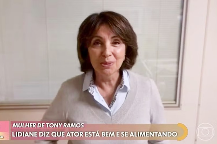 No ‘Encontro’, esposa de Tony Ramos atualiza quadro de saúde do ator