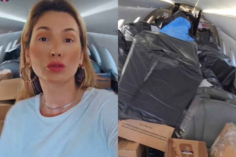 Lívia Andrade leva doações ao RS e desabafa: “a situação é bem pior do que você imagina”