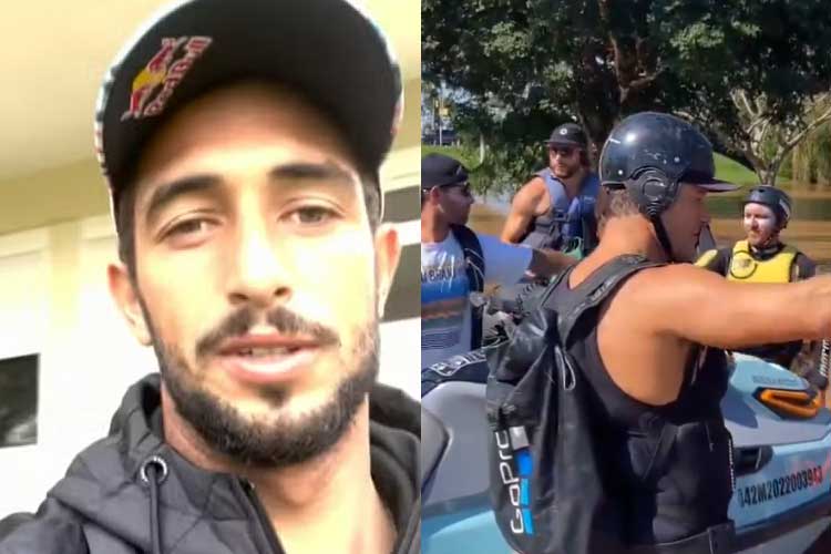 Lucas Chumbo fala sobre resgates no RS e atualiza situação: ‘Mexeu com o coração’