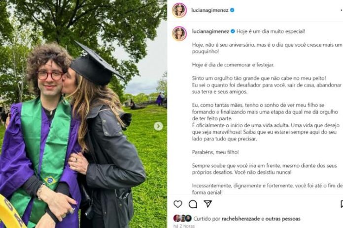 Luciana Gimenez e Lucas Jagger (Reprodução: Instagram)