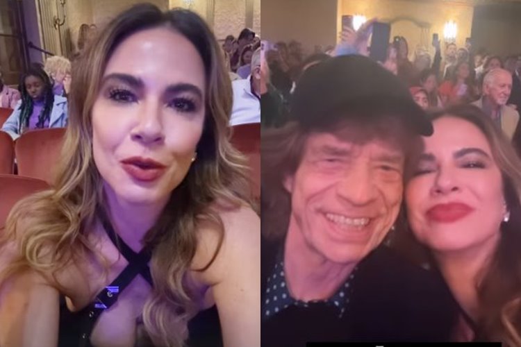 Luciana Gimenez posa com Mick Jagger na colação de grau do filho: “te amamos”