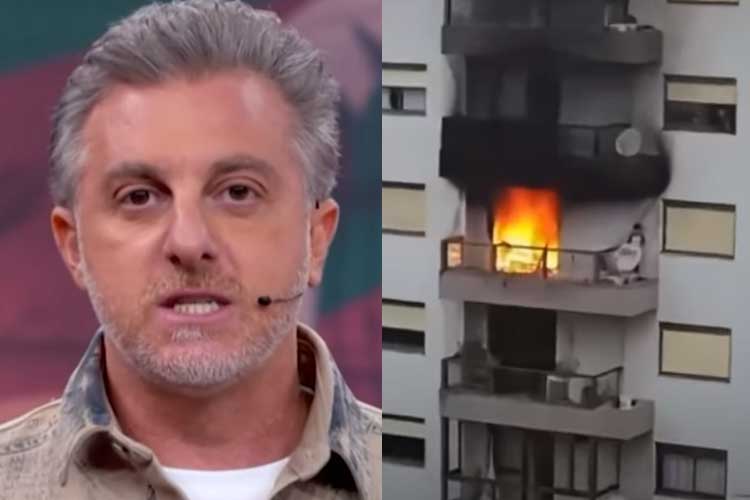 Luciano Huck faz apelo após vizinhos resgatarem criança de 6 anos de apartamento em chamas no RS