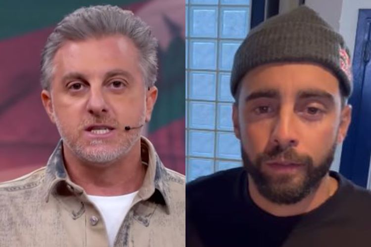 Pedro Scooby se emociona ao receber homenagem de Luciano Huck