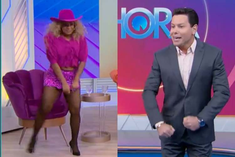 Marcão do Povo surpreende ao cantar e dançar com Cariúcha, ao vivo, no SBT: “Me amarrei”